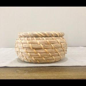 Vintage Accents - Boho Small Wicker Basket Vintage Accents - Boho Small Wicker Basket